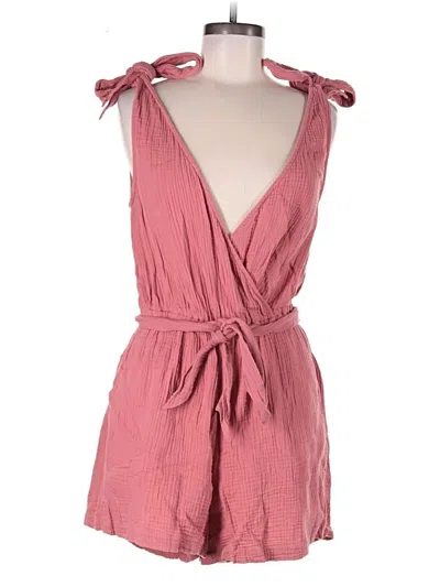 Pre-owned Summersalt Romper In Pink