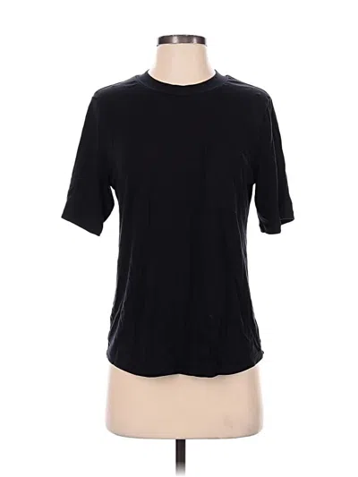 Pre-owned Summersalt Short Sleeve T-shirt In Black