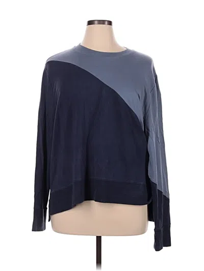 Pre-owned Summersalt Sweatshirt In Blue