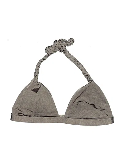 Pre-owned Summersalt Swimsuit Top Gray Swimwear