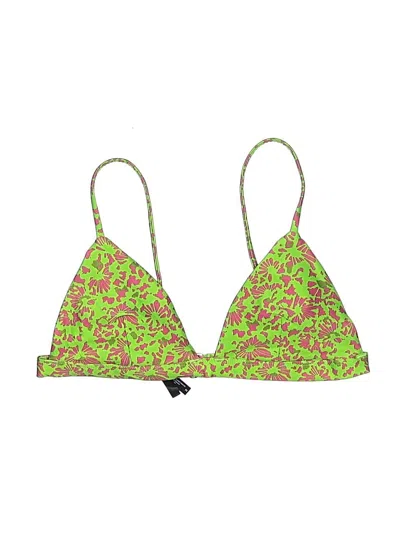 Pre-owned Summersalt Swimsuit Top Green Swimwear