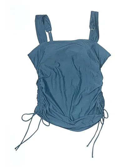 Pre-owned Summersalt Swimsuit Top Teal Swimwear