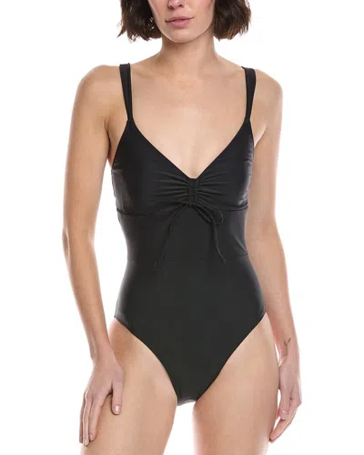 Summersalt The Cinched One-piece In Black