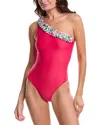 Summersalt The Confetti Sidestroke One-piece In Pink