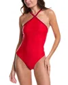 Summersalt The Fused River One-piece In Red