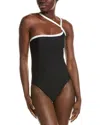 Summersalt The Fused Sidestroke One-piece In Black