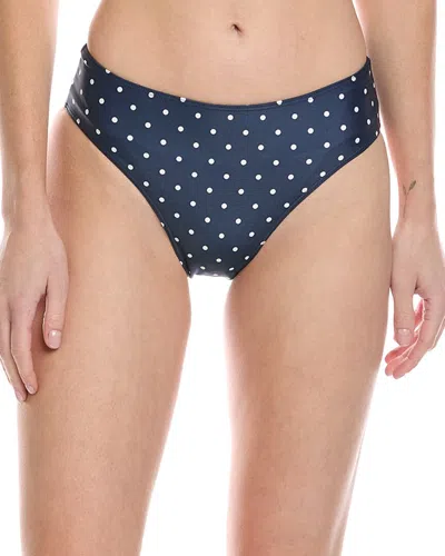 Summersalt The Limited Edition High-leg Mid-rise Bikini Bottom In Blue