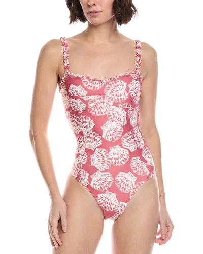 Summersalt The Mini Ruffle Sweetheart Coast One-piece In Pink