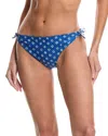 Summersalt The Reversible Tie Bikini Bottom In Blue