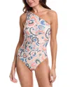 Summersalt The Ruched Sidestroke One-piece In Pink