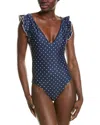 Summersalt The Ruffle Backflip One-piece In Blue