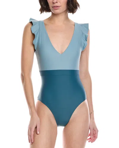 Summersalt The Ruffle Backflip One-piece In Green