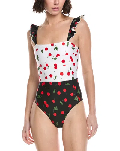 Summersalt The Ruffle Oasis One-piece In Black