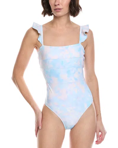 Summersalt The Ruffle Oasis One-piece In Blue