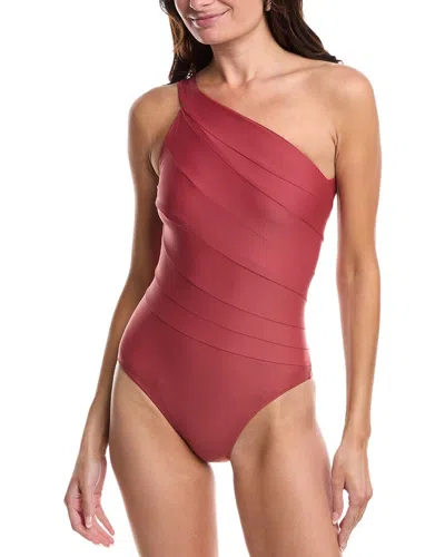 Summersalt The Sidestroke One-piece In Red
