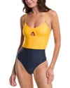 Summersalt The Swan Dive One-piece In Yellow