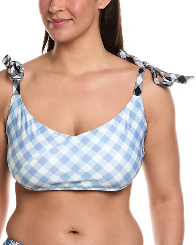 Summersalt The Tie Marina Bikini Top In Blue