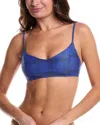 Summersalt The Wanderlust Bikini Top In Blue