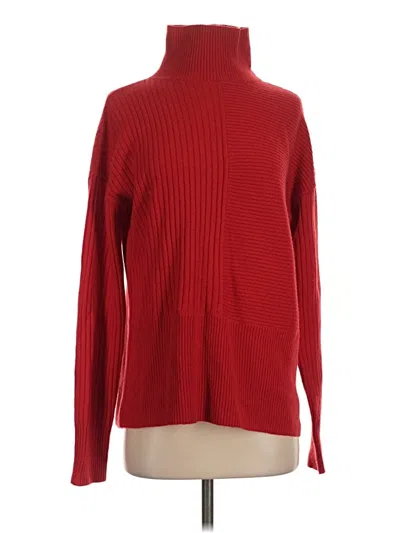 Pre-owned Summersalt Turtleneck Sweater In Red