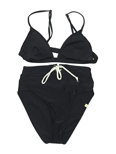 Pre-owned Summersalt Two Piece Swimsuit In Black
