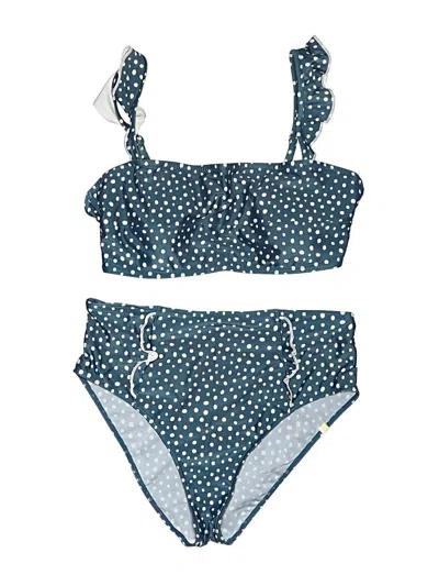 Pre-owned Summersalt Two Piece Swimsuit In Blue