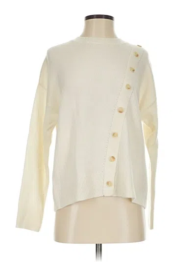 Pre-owned Summersalt Wool Cardigan Sweater In Ivory