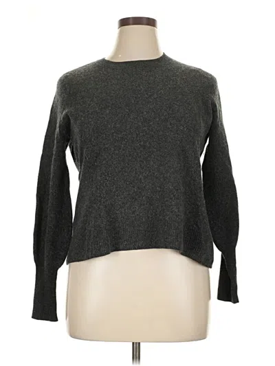 Pre-owned Summersalt Wool Pullover Sweater In Gray