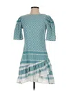 Summery Copenhagen Casual Dress In Green