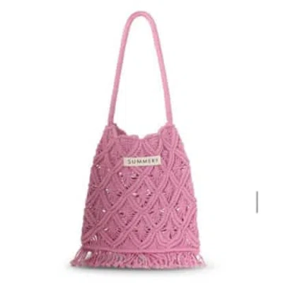 Summery Elena Shoulder Bag In Pink