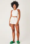 Summi Summi Terry Relaxed Shorts White