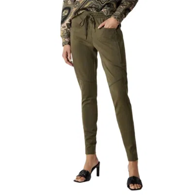 Summum Boot Cut Punto Milano Trousers In Ivy Green