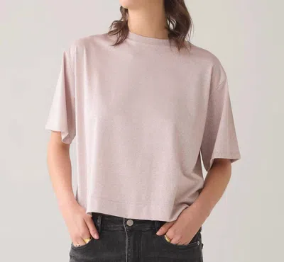 Summum Boxy Jersey Top In Pink