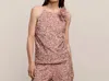 Summum Cava Sequined Top In Rose Gold In Multi