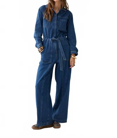 Summum Denim Jumpsuit In Blue