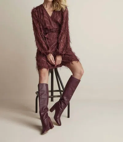 Summum Fluffy Dress In Cherry In Multi