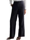 Summum Linen Blend Trouser In Night Sky In Blue