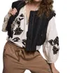 Summum Padded Bomber Jacket In Black In Black