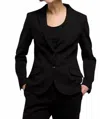 Summum Ponte Blazer In Black In Black