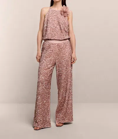 Summum Sequin Party Pants In Cava