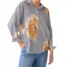 Summum Shirt Blouse With A Unique Print In Multicolor In Multi