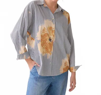 Summum Shirt Blouse With A Unique Print In Multicolor