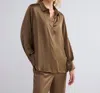 Summum Silky Touch Blouse In Olive