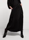 Summum Silky Touch Skirt In Black In Black
