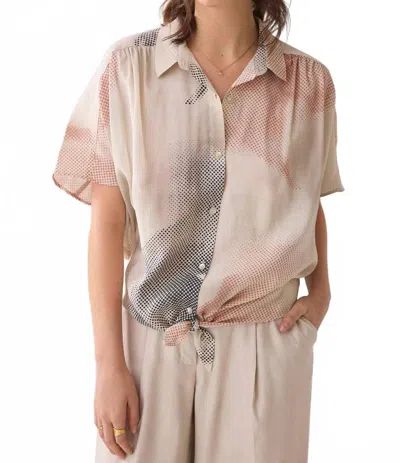 Summum Soft Modal Blouse In Clouds & Dots