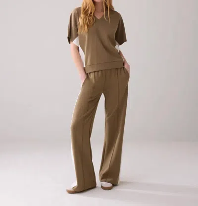 Summum Sporty Scuba Trousers In Beige