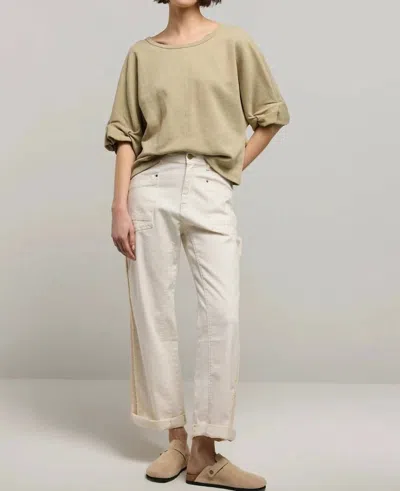 Summum Sweat Top In Latte In Multi
