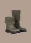 SUMMUM TEDDY BOOTS IN CLAY