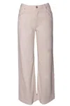 Summum Women's Alya Wide Leg Jeans In Ivory In Gray