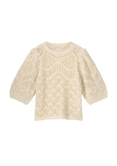 Summum Women's Balloon Sleeve Sweater In Ivory