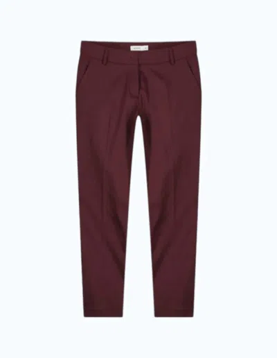 Summum Women's Classic Stretch Trousers In Wine In Brown